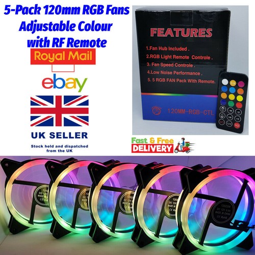 5er pack 120mm rgb - pack,