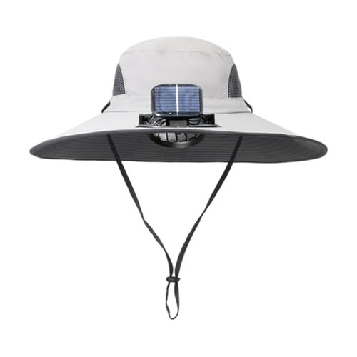 Solarbetriebener sonnenhut mit - solarbetriebener,