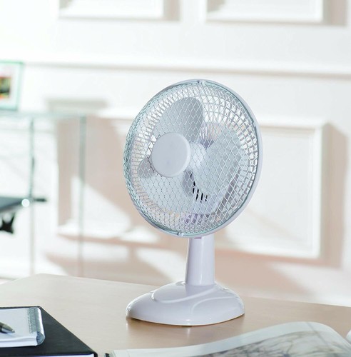Tischventilator weiß zoll - weiß, 6"
