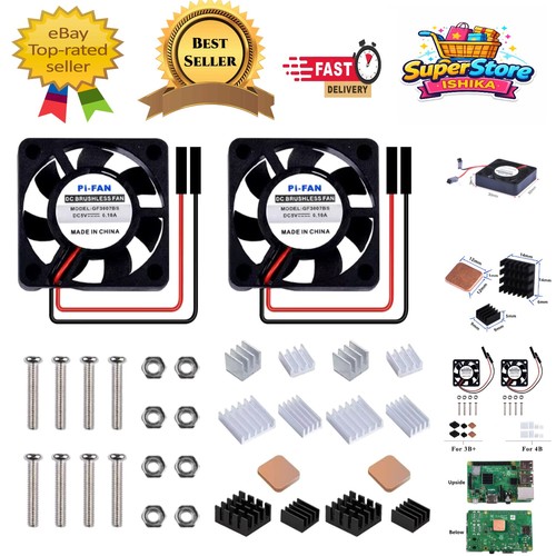 Leises aluminium lüfter set - aluminium,